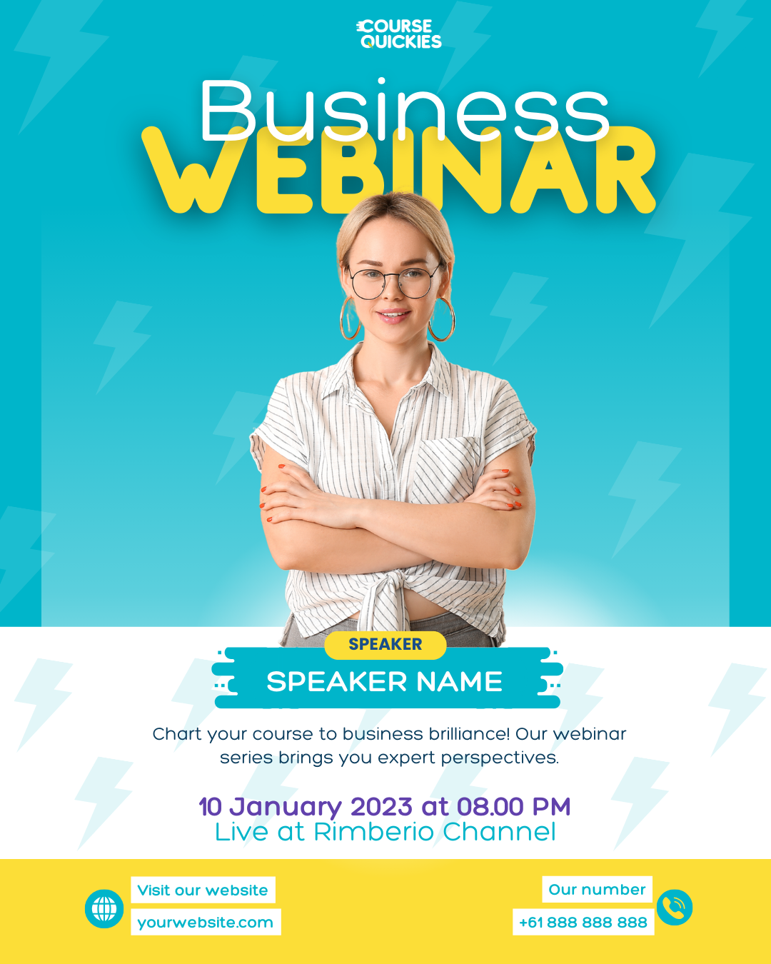 Webinar Promo Tiles Canva Template